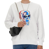 Close-up of Alexander McQueen sweaters & pullovers hardware and fine stitching