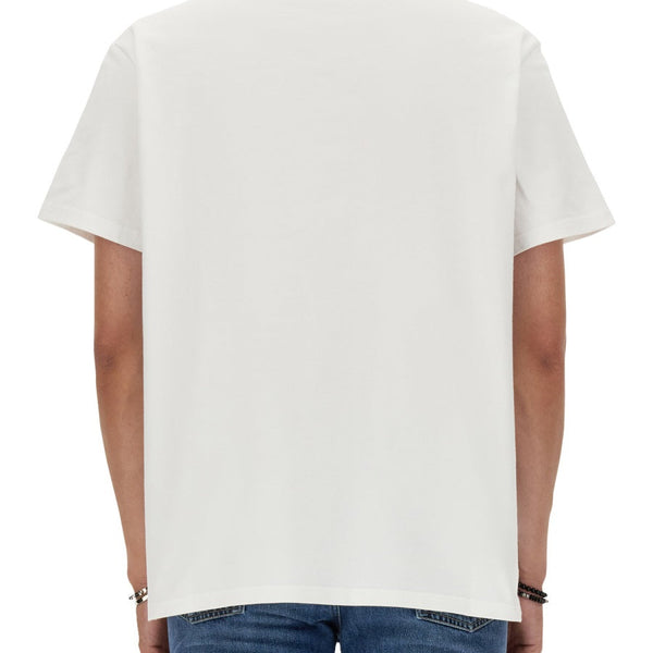 Alexander McQueen tee shirts side profile designer luxury fashion