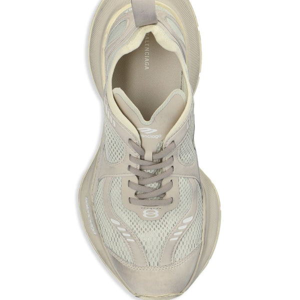 Close-up of Balenciaga sneakers hardware and fine stitching