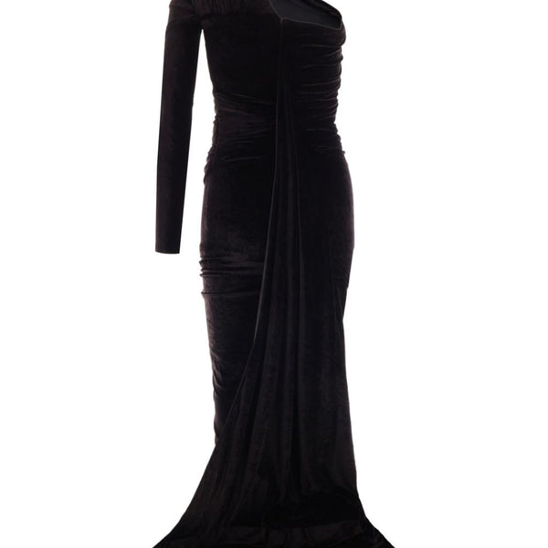 Balenciaga dresses side profile designer luxury fashion