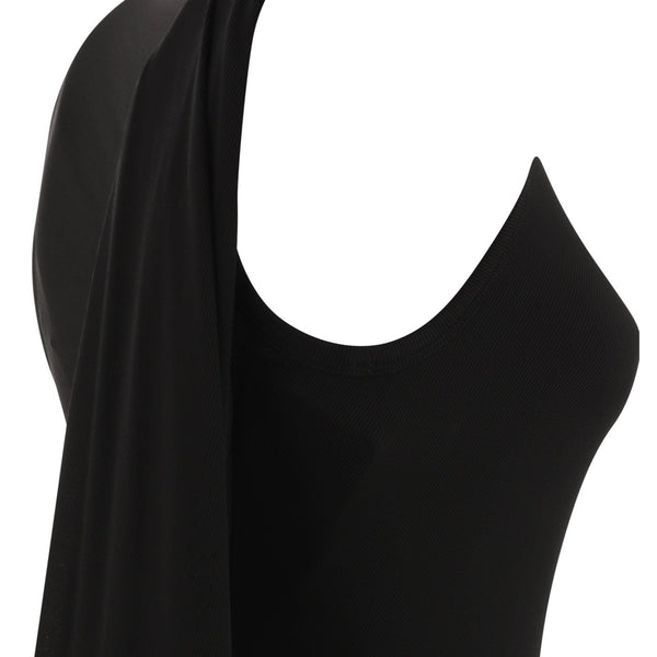 Close-up of Balenciaga dresses hardware and fine stitching