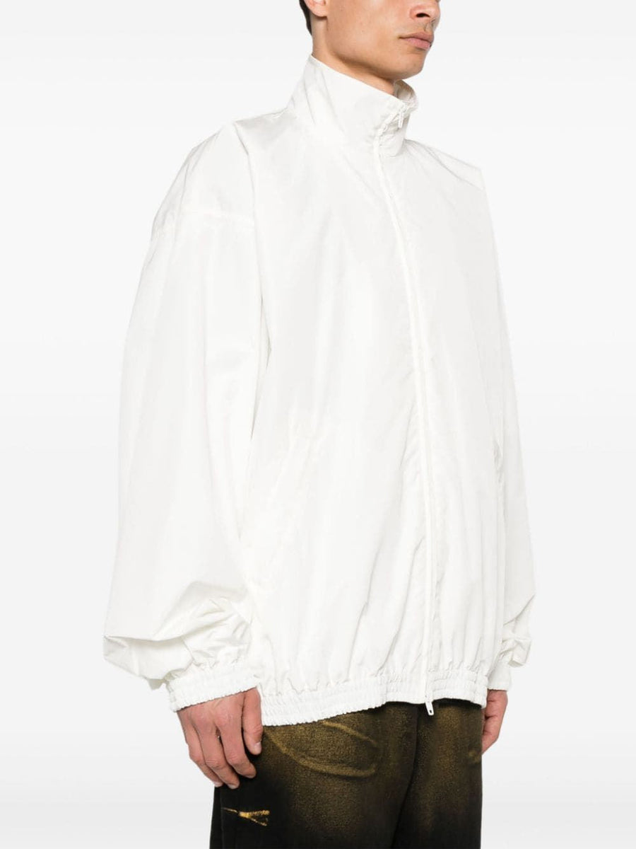 Balenciaga Jackets? BALENCIAGA Oversized Track Jacket with New Tape Type Logo Luxury Designer Outerwear Jacket