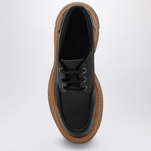 Alexander McQueen Accessories? Alexander Mcqueen Black Leather Lace-Up With Maxi Sole Men Premium Everyday Designer Accessory