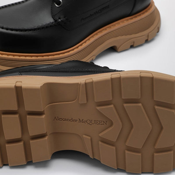 Alexander McQueen Accessories? Alexander Mcqueen Black Leather Lace-Up With Maxi Sole Men Premium Everyday Designer Accessory