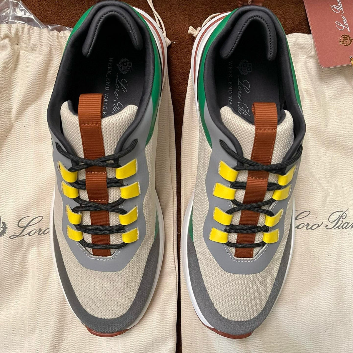 Shoes- Loro P Weekend Walk Trainers Premium Designer Casual Shoes