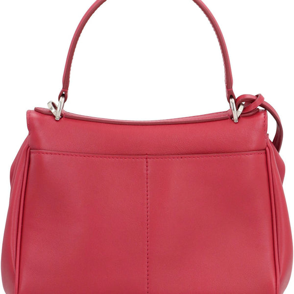 Close-up of Balenciaga handbags hardware and fine stitching