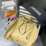 Close-up of Balenciaga designer clothing craftsmanship