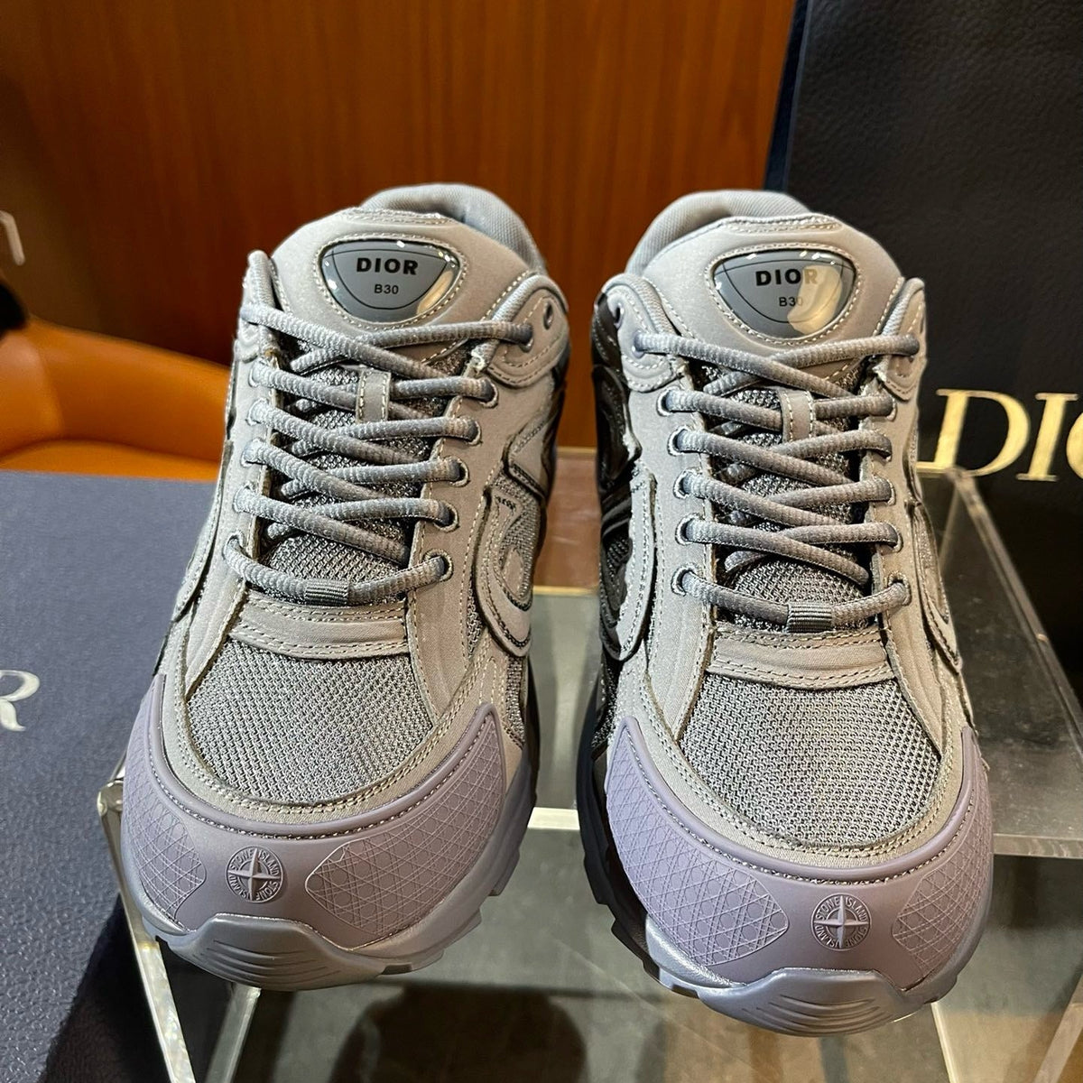 Dior Shoes- Dior x Stone I B30 Sneaker Premium Designer Casual Shoes