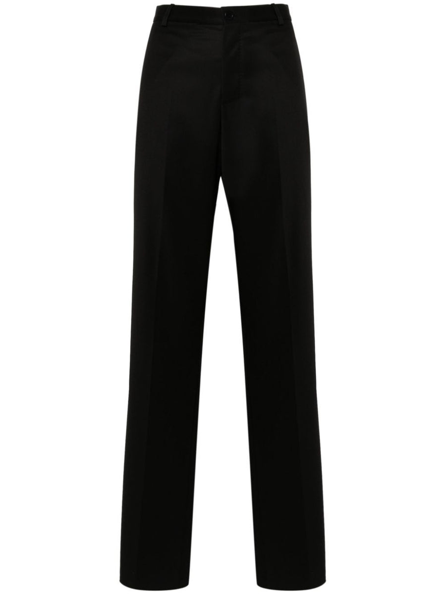 Balenciaga Pants? BALENCIAGA Women's Straight Cut Wool Trousers Premium Designer Casual Trousers