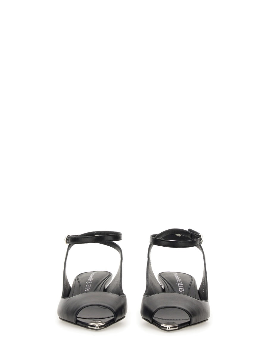 Alexander McQueen premium sandals detail and craftsmanship close-up