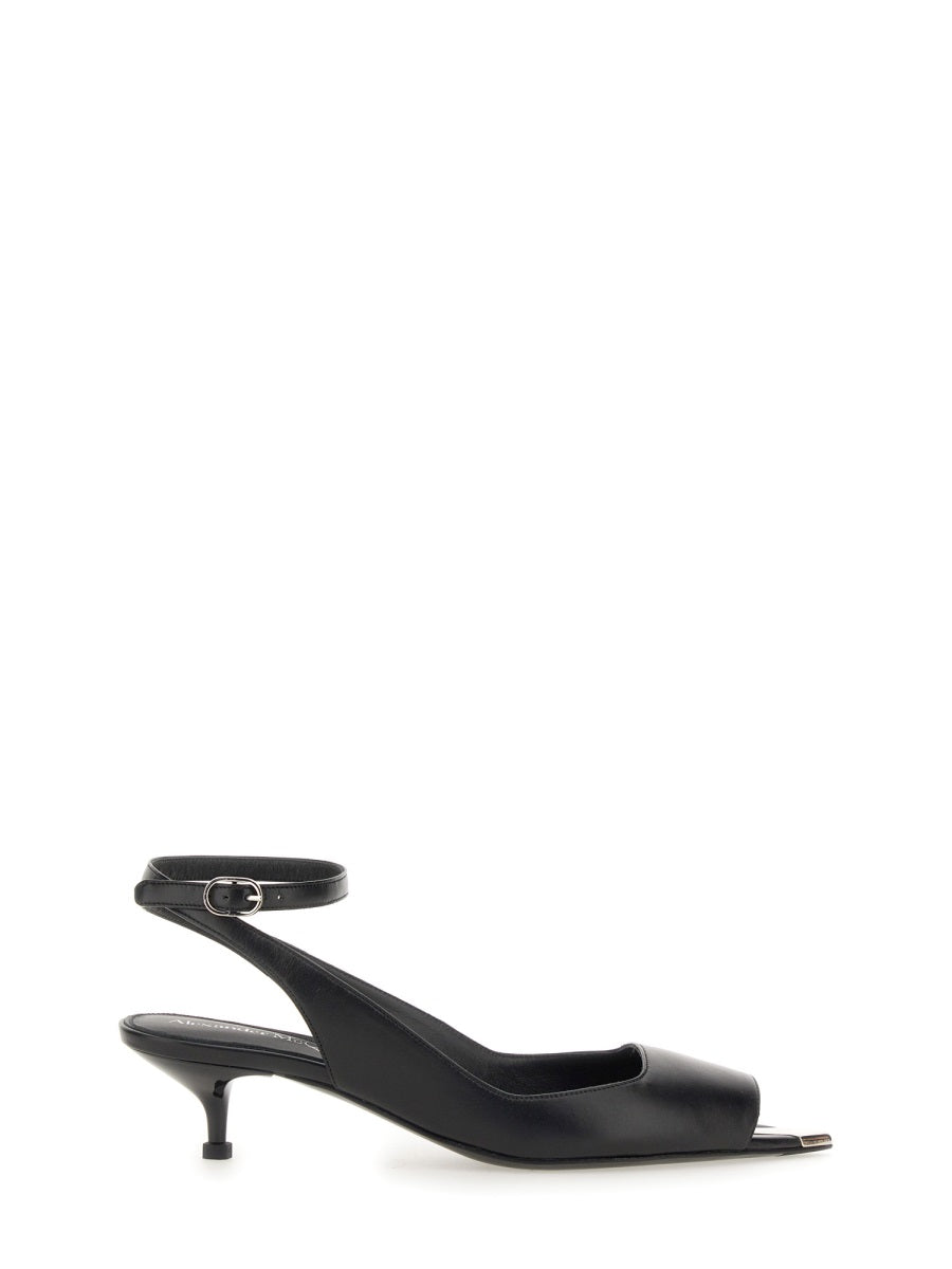 Alexander McQueen sandals luxury designer piece front view