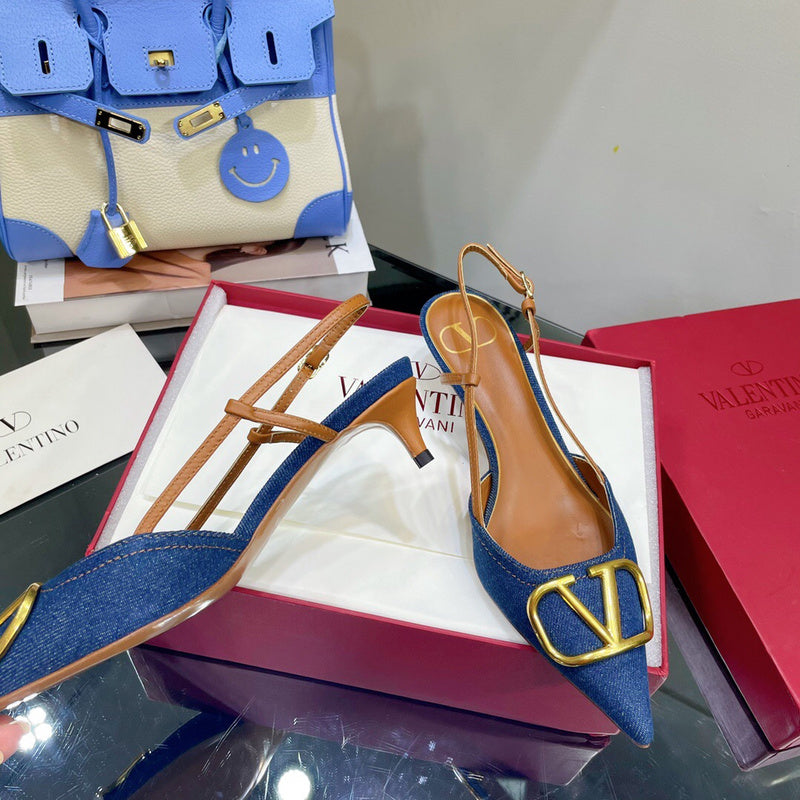 Valentino Garavani luxury shoes detail shot