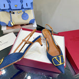 Valentino Garavani luxury shoes detail shot