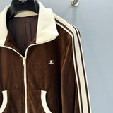 Celine Zip Bomber – luxury designer bomber jacket at Velouxe