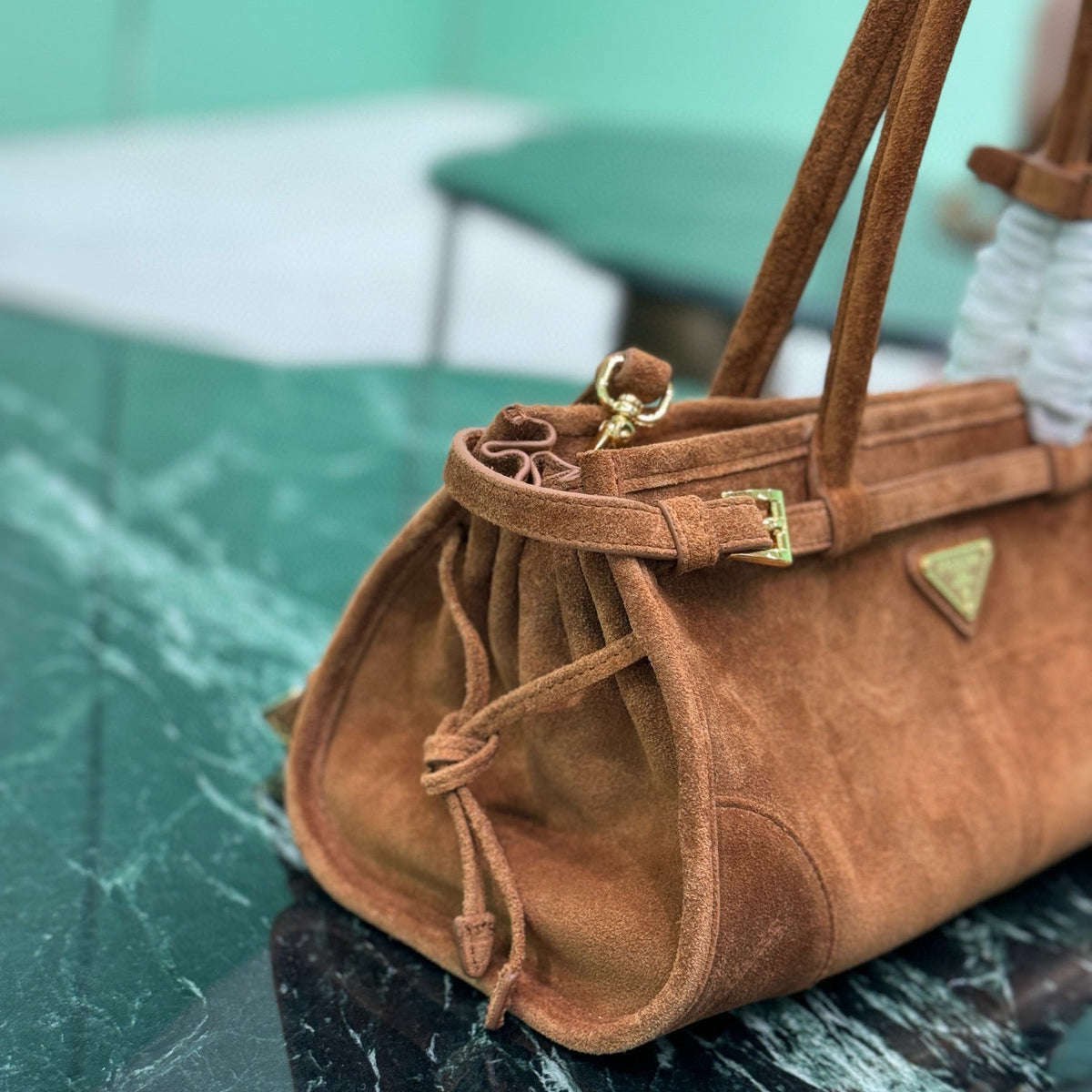 Bags- Pd Medium Leather Handbag Luxury Designer Leather Handbag