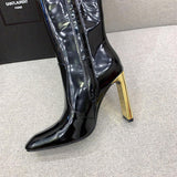 Close-up detail view of Saint Laurent luxury piece style No.034