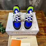 Close-up of Louis Vuitton shoes craftsmanship