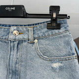 Alexander Wang Shorts detail shot – authentic designer craftsmanship