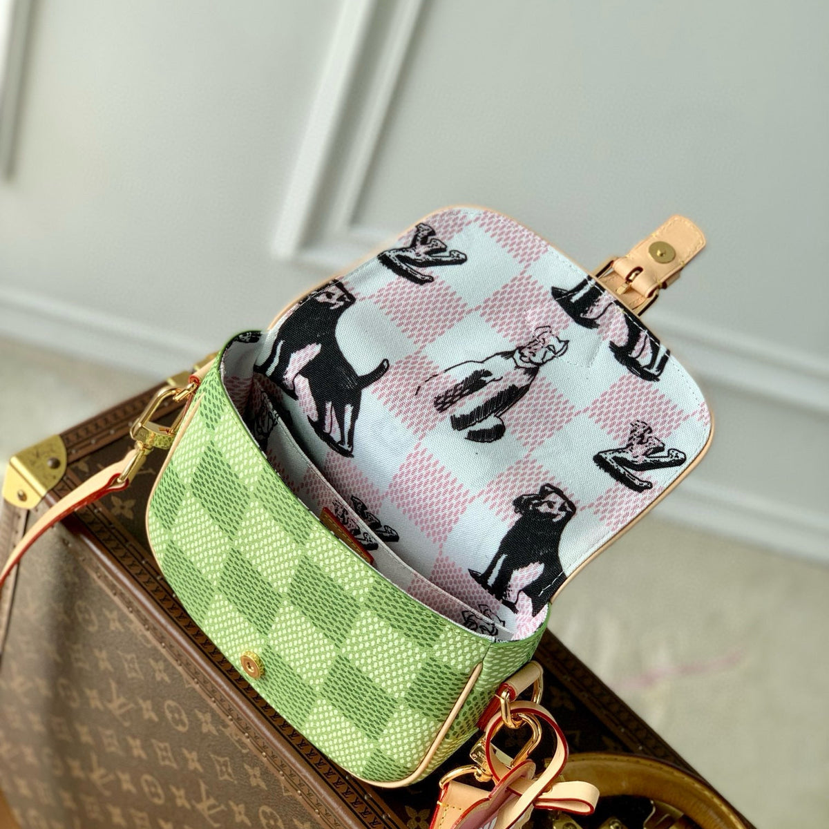 Louis Vuitton Bags- Louis Vuitton Lou Montsouris Messenger Bag Elegant Everyday Designer Handbag