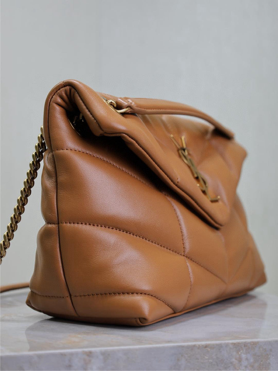 Saint Laurent Bags- Saint Laurent Loulou Puffer Small Bag Luxury Designer Leather Handbag