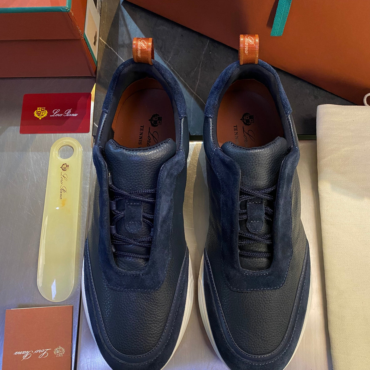 Shoes- Loro P Modular Walk Sneakers Luxury Lifestyle Designer Footwear