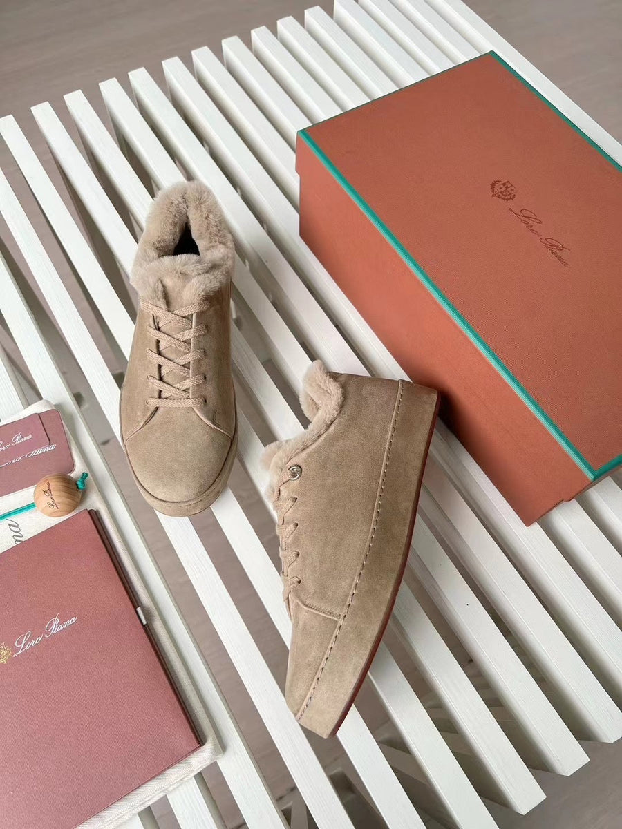 Shoes- Loro P Fur Nuages Sneakers Comfortable Everyday Designer Shoes