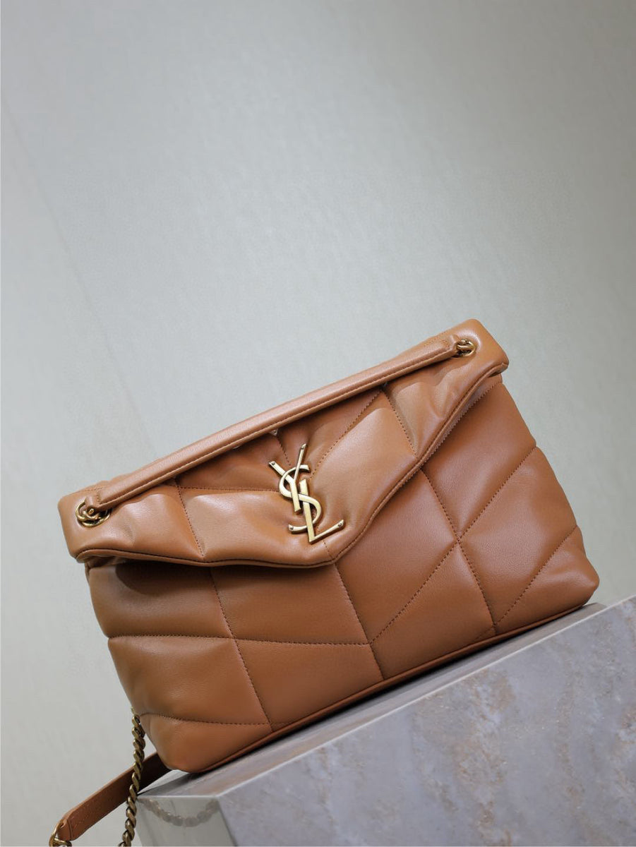 Saint Laurent Bags- Saint Laurent Loulou Medium Puffer Bag Elegant Everyday Designer Handbag