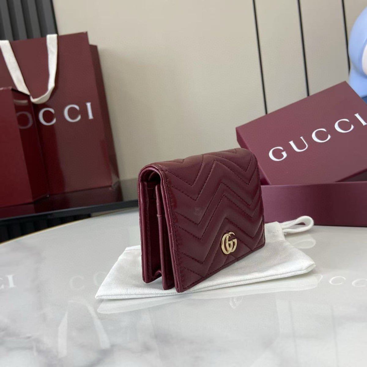 Gucci Wallets- Gucci Marmont Small Wallet Elegant Everyday Leather Wallet
