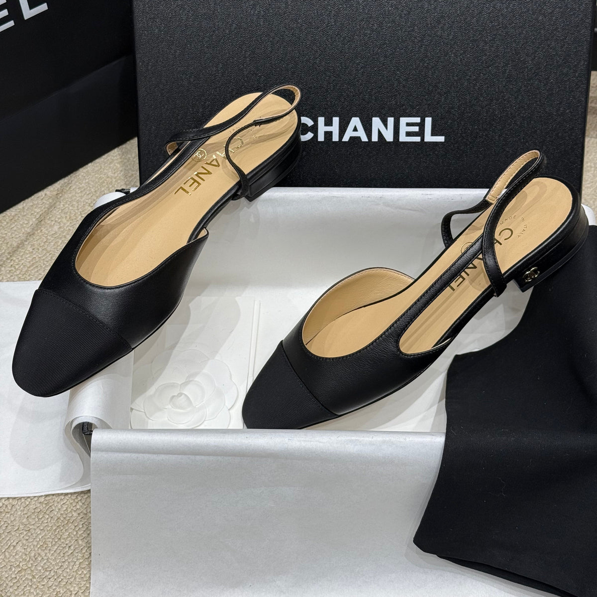 Chanel Shoes- Chanel Slingback Pumps Luxury Lifestyle Designer Footwear