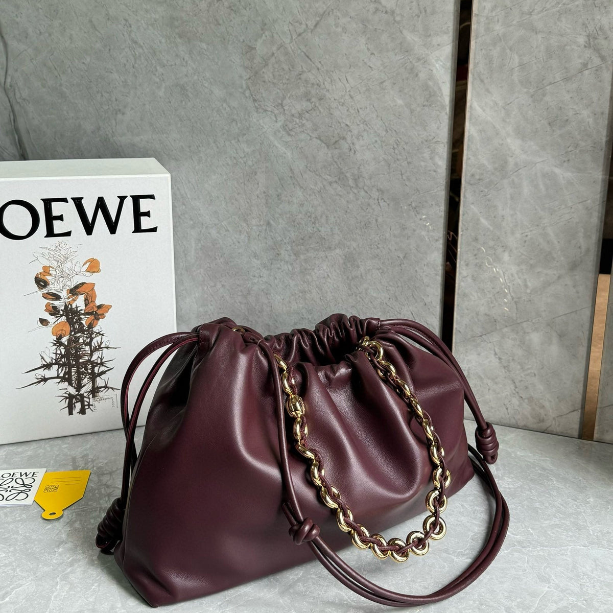 Bags- Loew Large Flamenco Bag Luxury Designer Leather Handbag