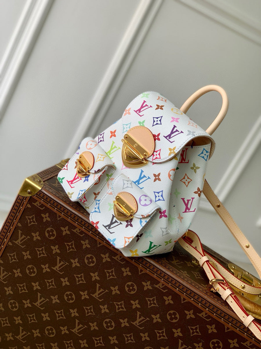 Louis Vuitton Bags- Louis Vuitton Lou x Murakami Venice Backpack Luxury Designer Leather Handbag