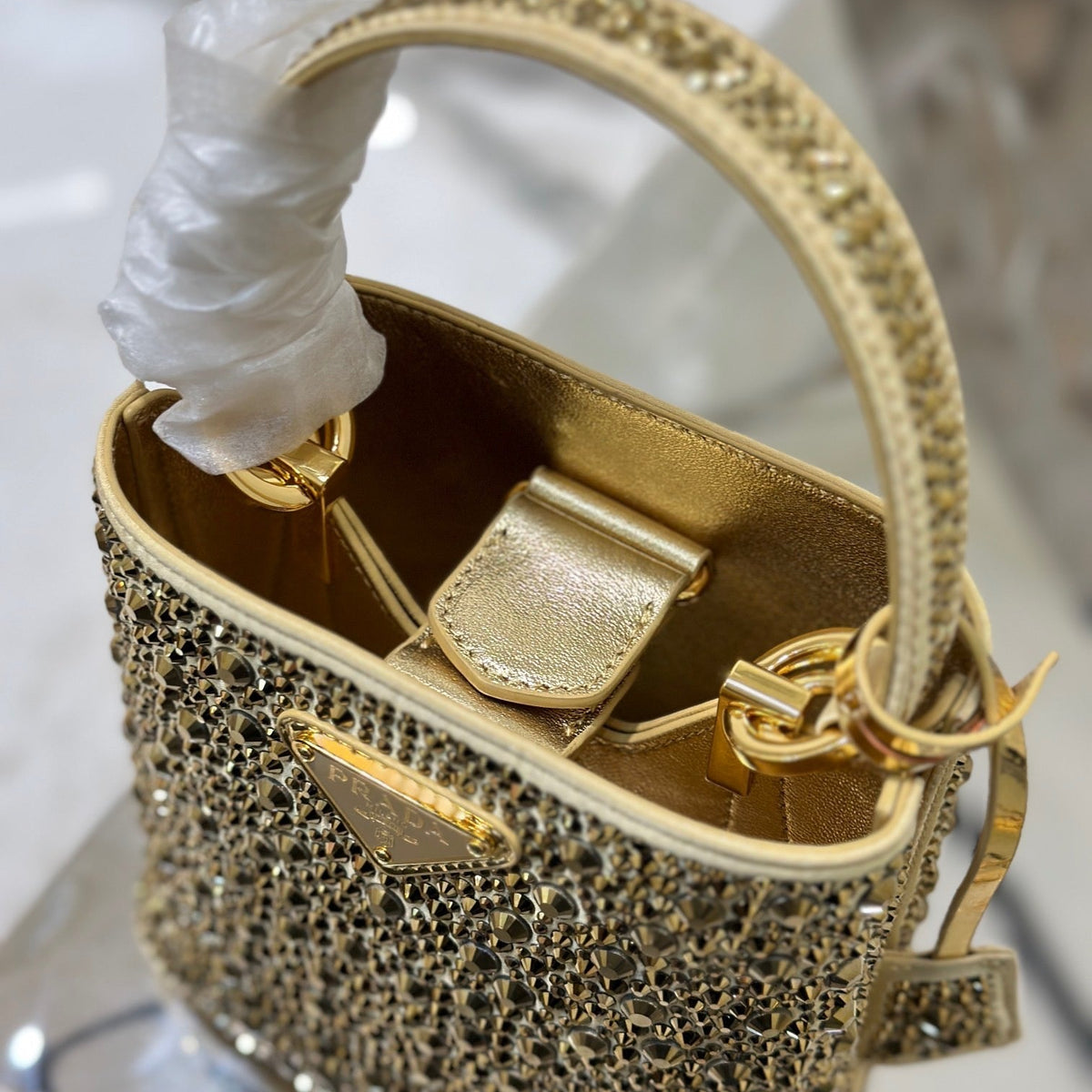 Bags- Pd Panier Satin Bag Premium Designer Shoulder Bag