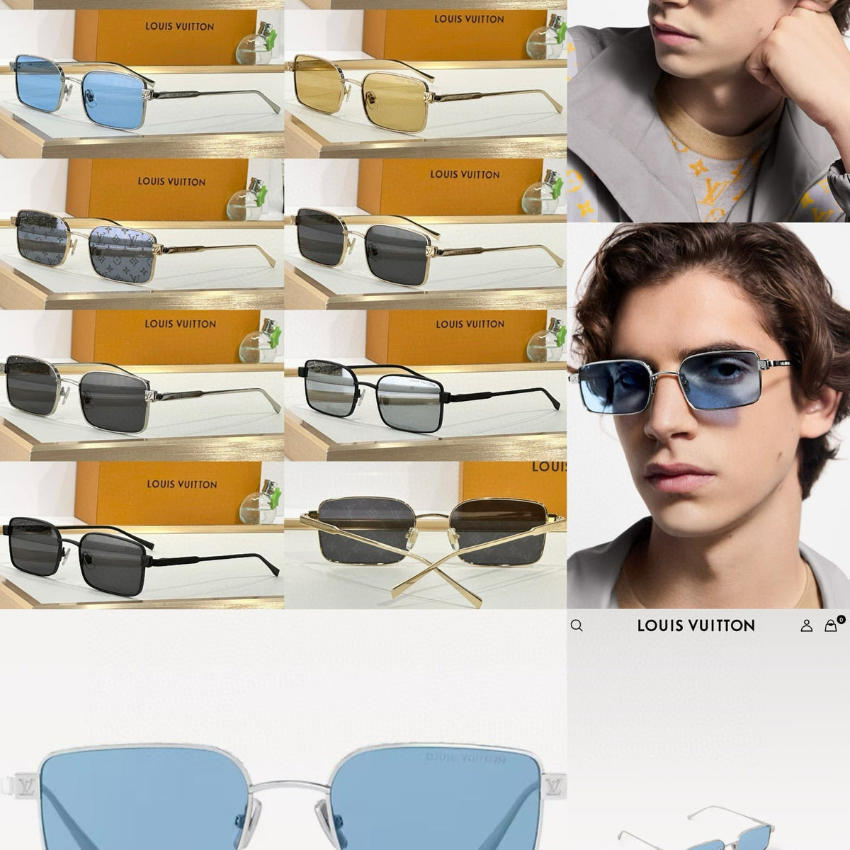 Louis Vuitton Sunglasses- Louis Vuitton Lou Sunglasses Luxury Designer UV Sunglasses