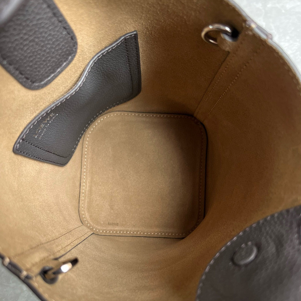 Bags- Loew Mini Pebble Bucket Bag Luxury Designer Leather Handbag