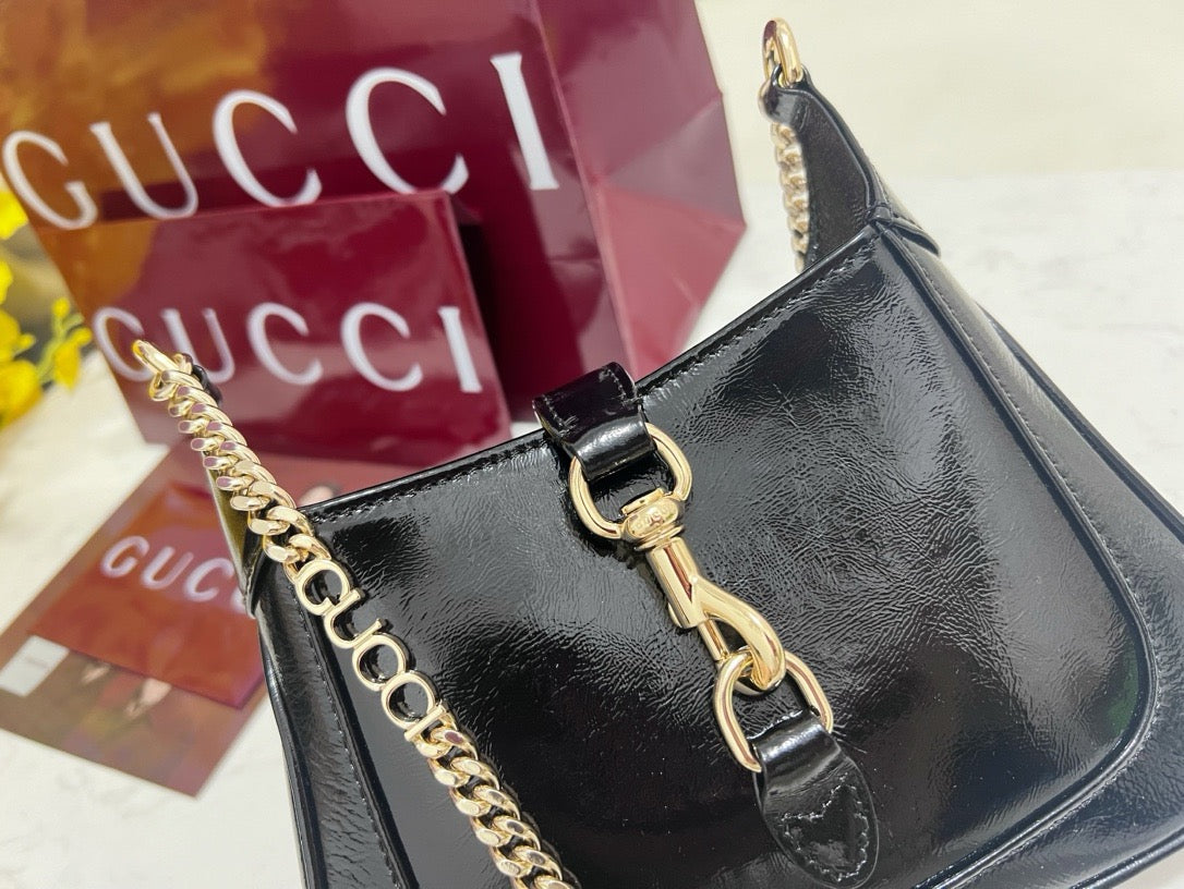 Gucci Bags- Gucci Jackie Notte Mini Bag Elegant Everyday Designer Handbag