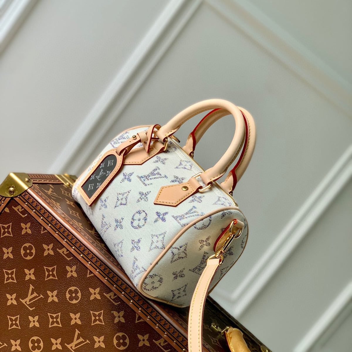 Louis Vuitton Bags- Louis Vuitton Lou Speedy Bandoulière 20 Bag Elegant Everyday Designer Handbag