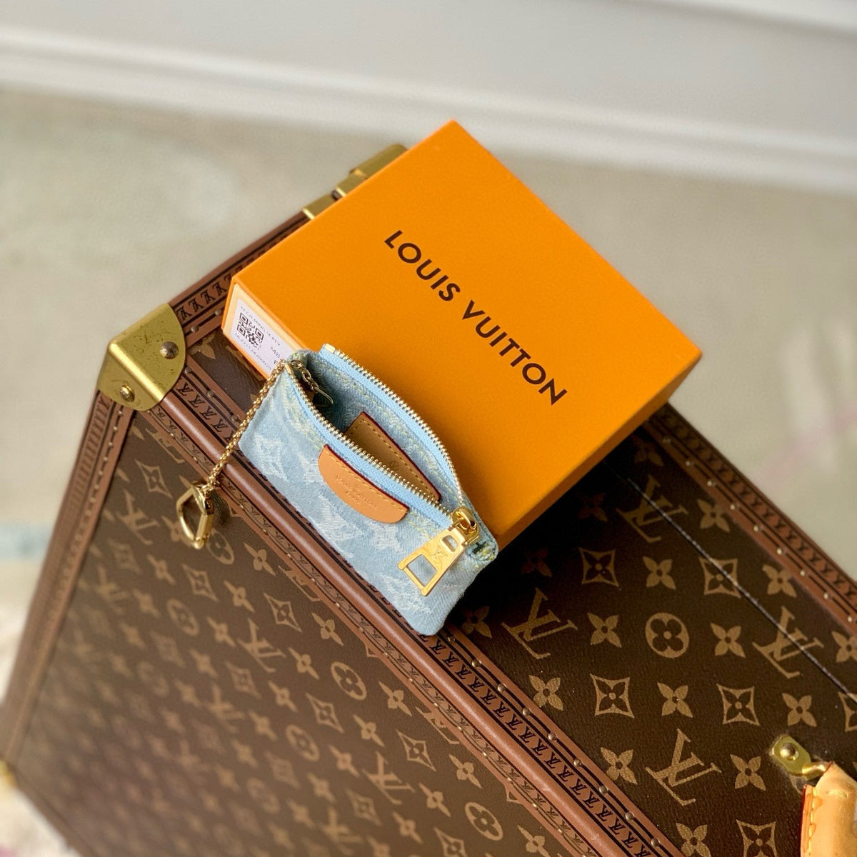 Louis Vuitton Bags- Louis Vuitton Lou Key Pouch Luxury Designer Leather Handbag