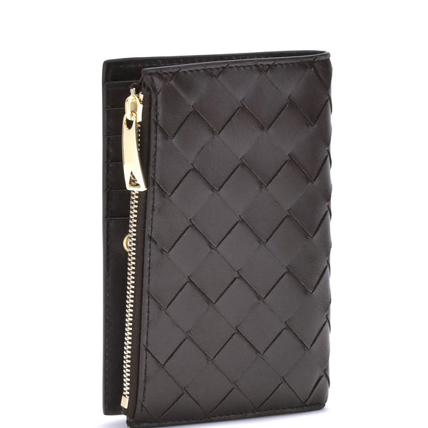Bottega Veneta premium wallets detail and craftsmanship close-up