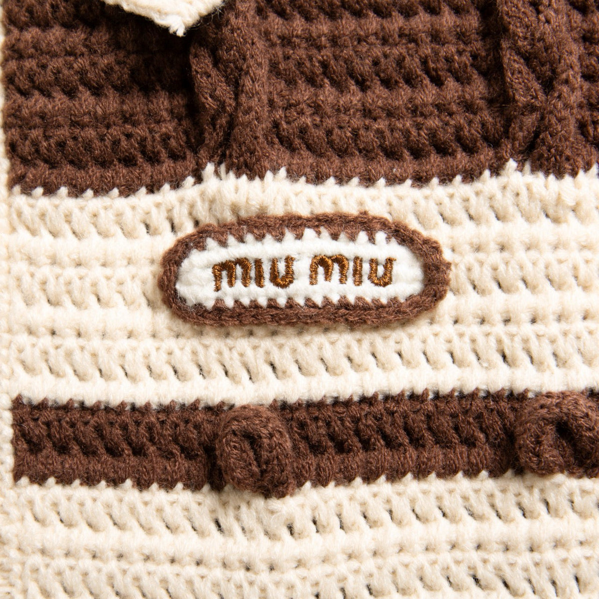Sweaters- Miu M Zip Cardigan Luxury Designer Knit Sweater