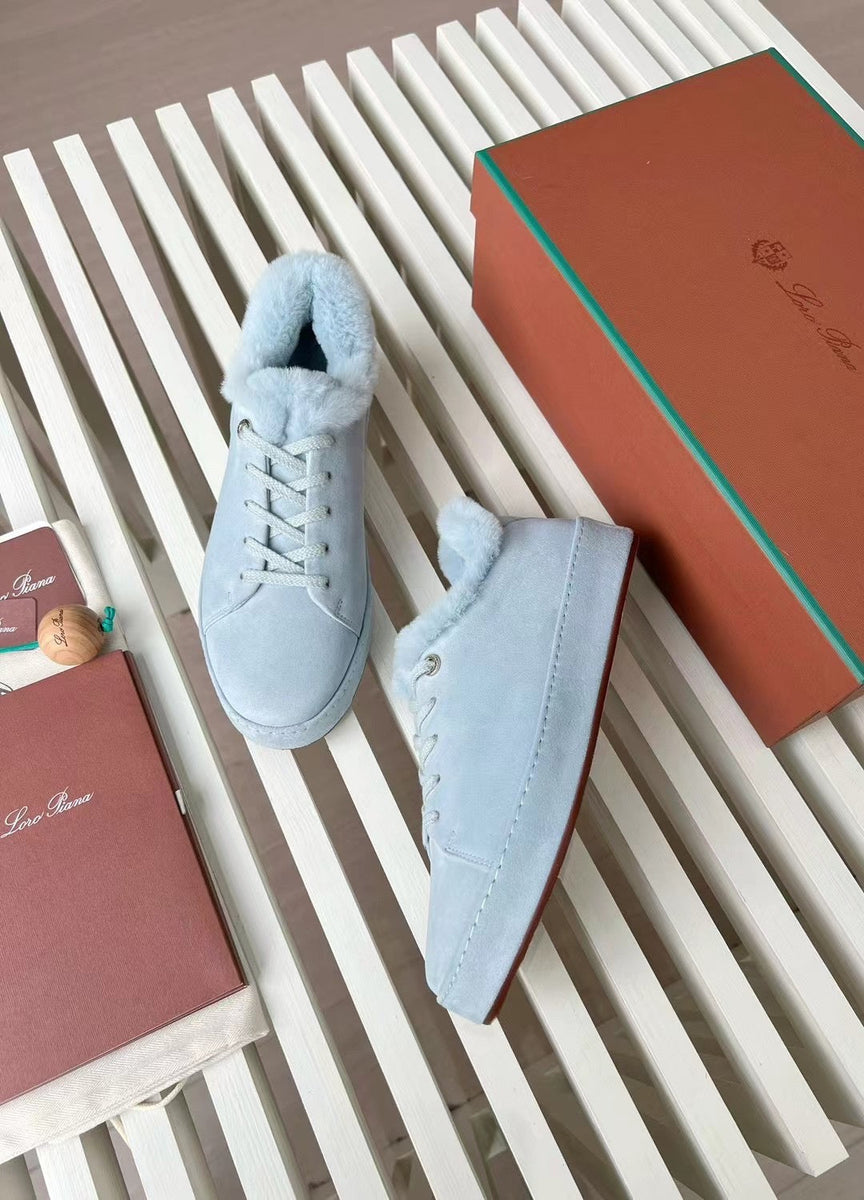 Shoes- Loro P Fur Nuages Sneakers Comfortable Everyday Designer Shoes