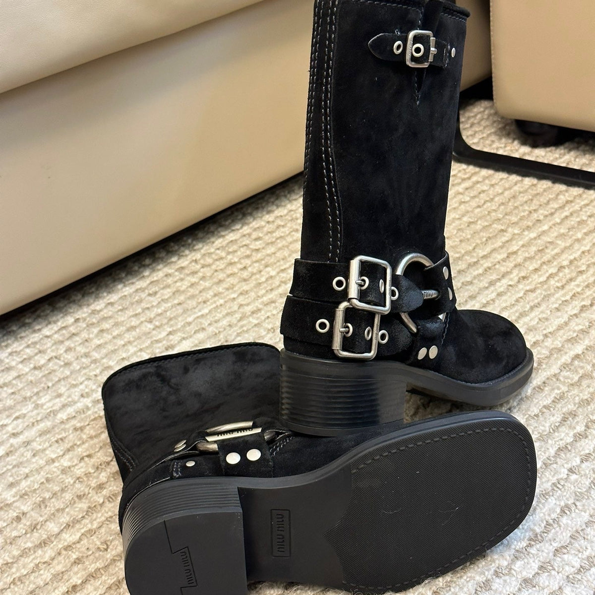 Shoes? Miu M Boots Luxury Lifestyle Designer Footwear