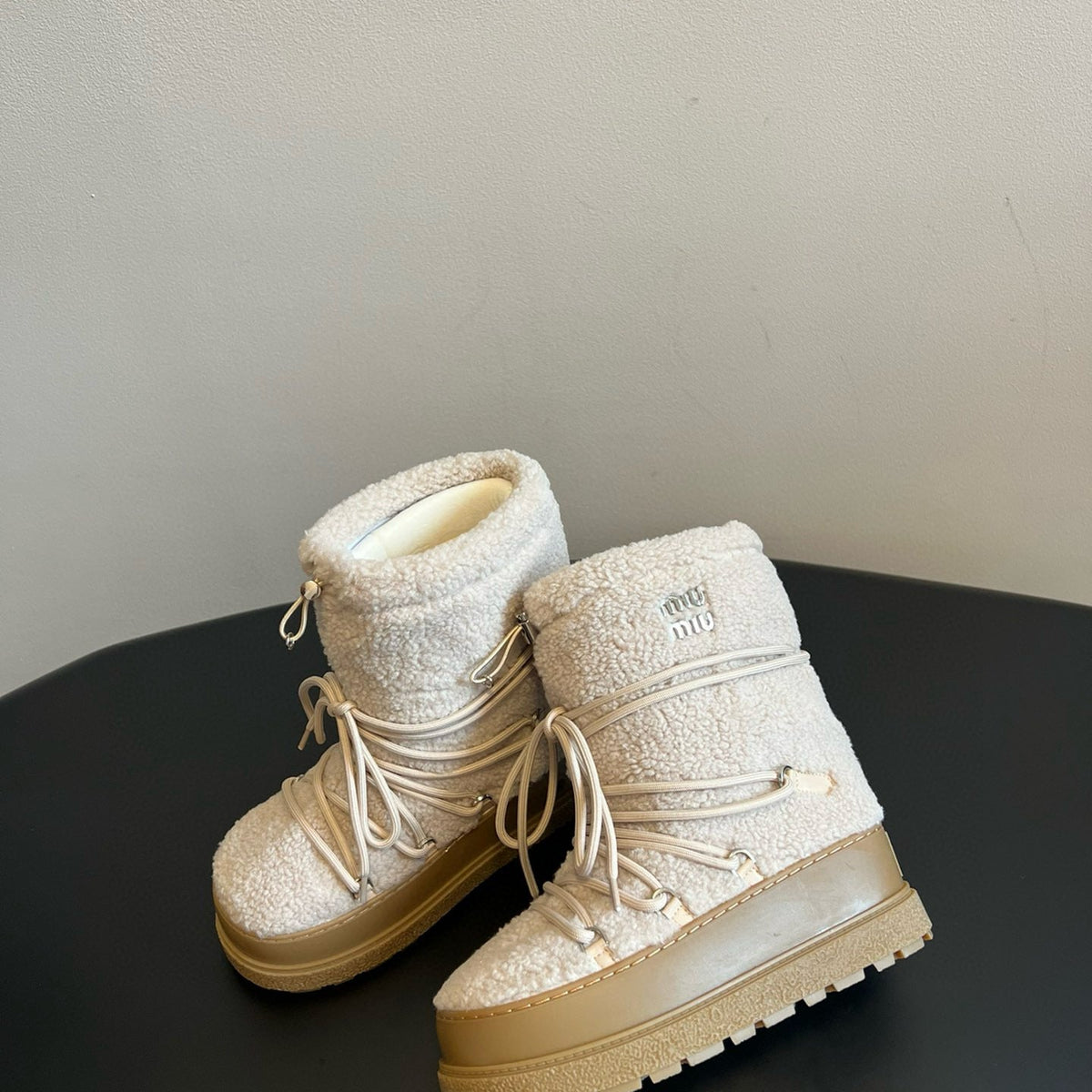 Shoes- Miu M Boots Luxury Lifestyle Designer Footwear
