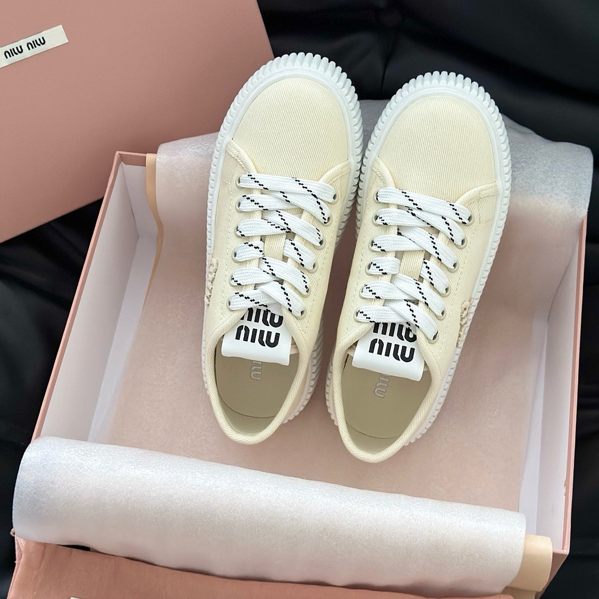 Shoes- Miu M Trainers Comfortable Everyday Designer Shoes