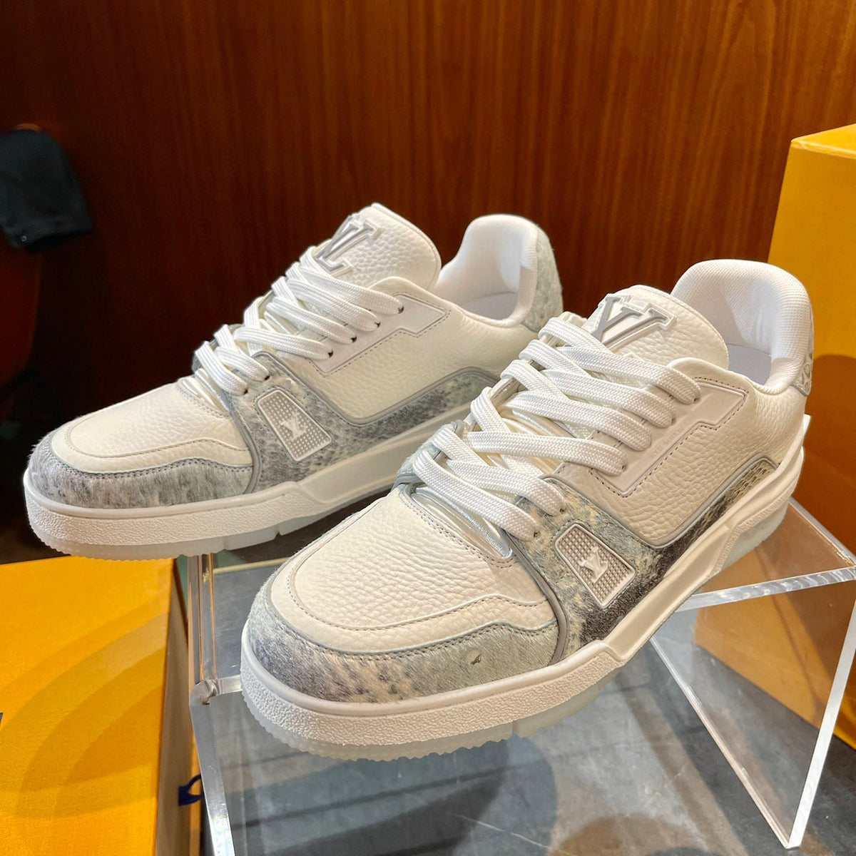 Louis Vuitton Shoes- Louis Vuitton Lou Trainers Comfortable Everyday Designer Shoes