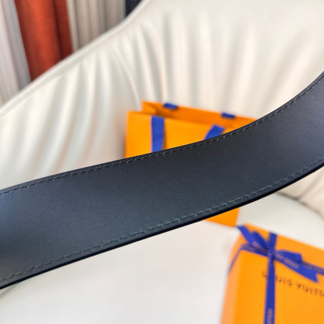 Louis Vuitton Belts- Louis Vuitton Lou Belt 4.0 Cm Classic Everyday Designer Belt