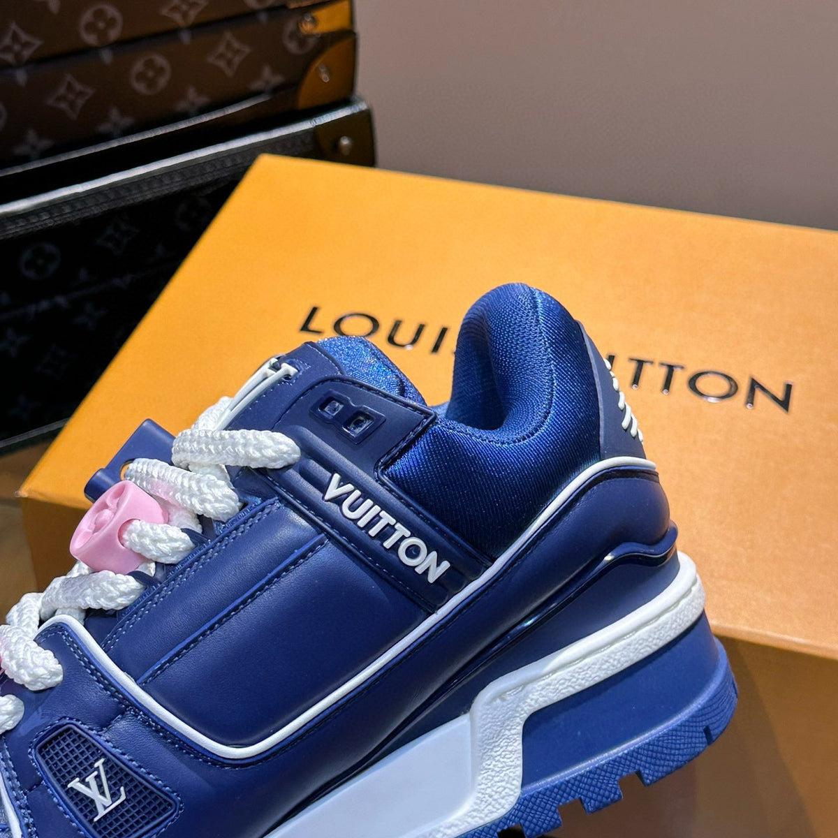 Louis Vuitton Shoes- Louis Vuitton Lou Trainers Premium Designer Casual Shoes