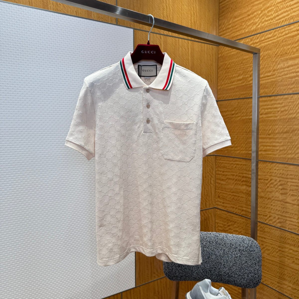 Gucci Polo Shirts- Gucci Polo Shirt Classic Designer Cotton Polo Shirt