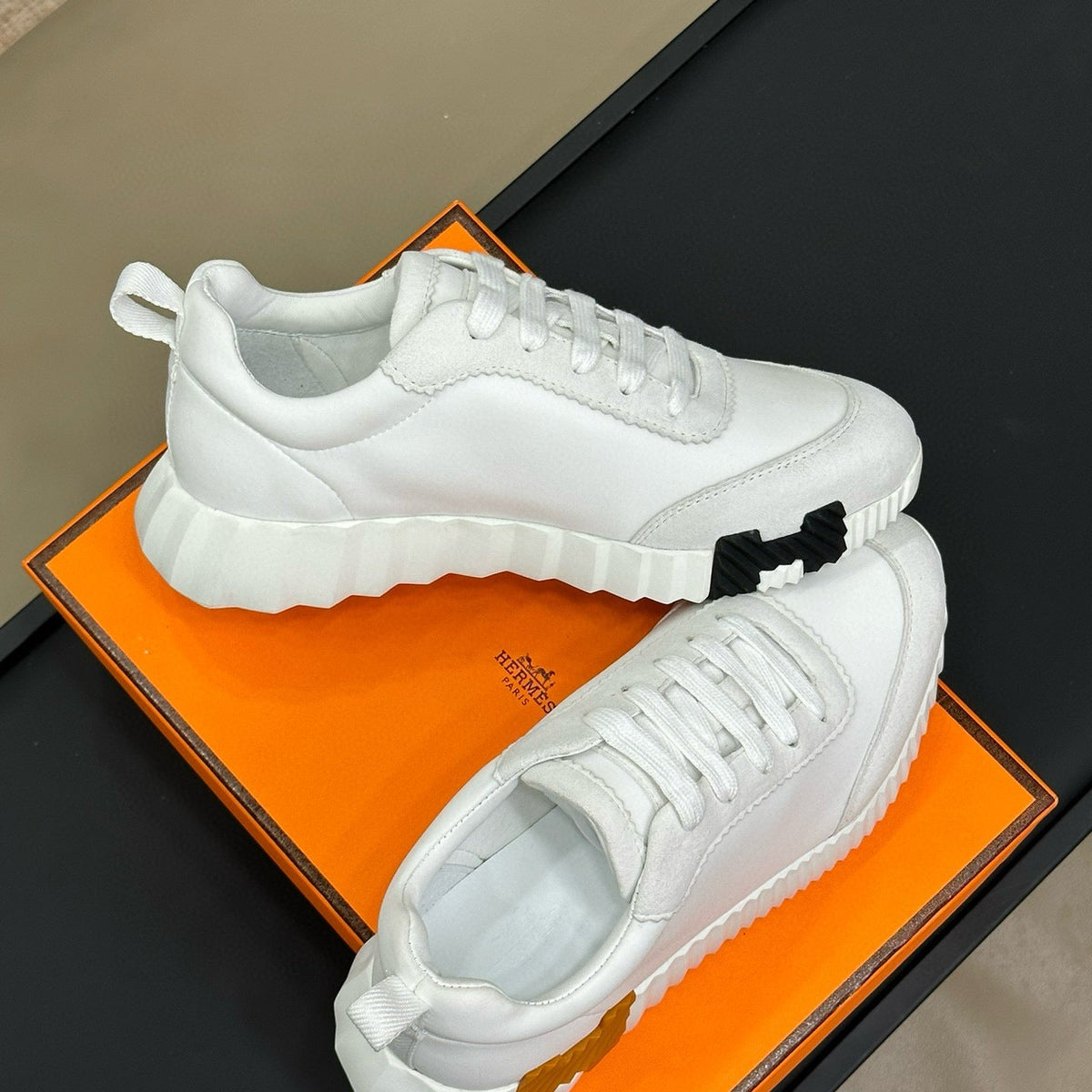 Shoes- Herm Bouncing Sneaker Premium Designer Casual Shoes