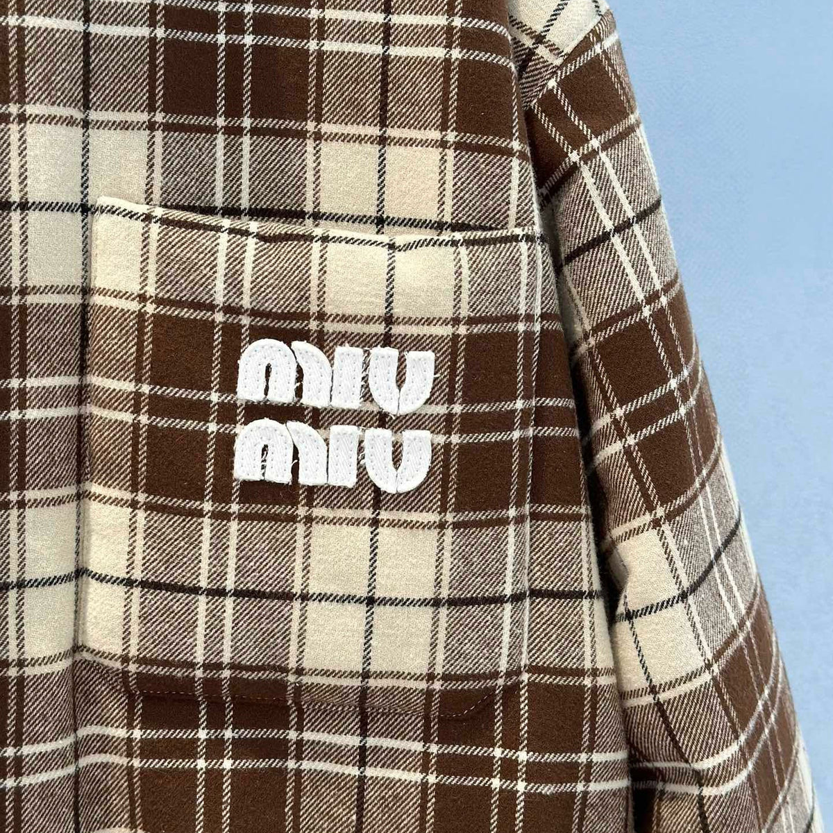 Jackets- Miu M Shirt Jacket Premium Casual Designer Jacket
