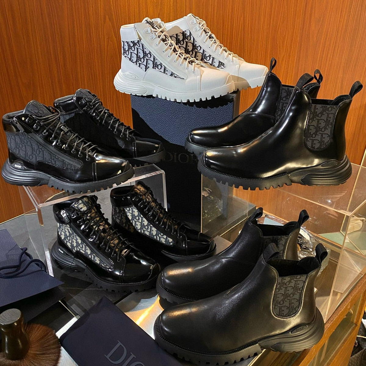 Dior Shoes- Dior Combat Boots Premium Designer Casual Shoes